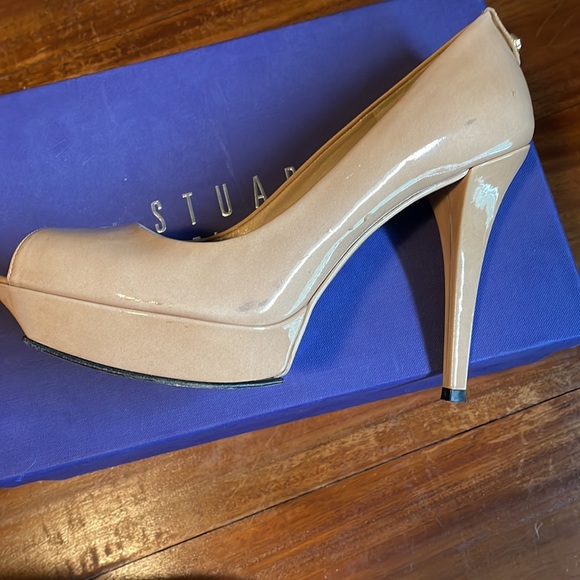 Stuart Weitzman patent leather platform heels - Picture 7 of 9
